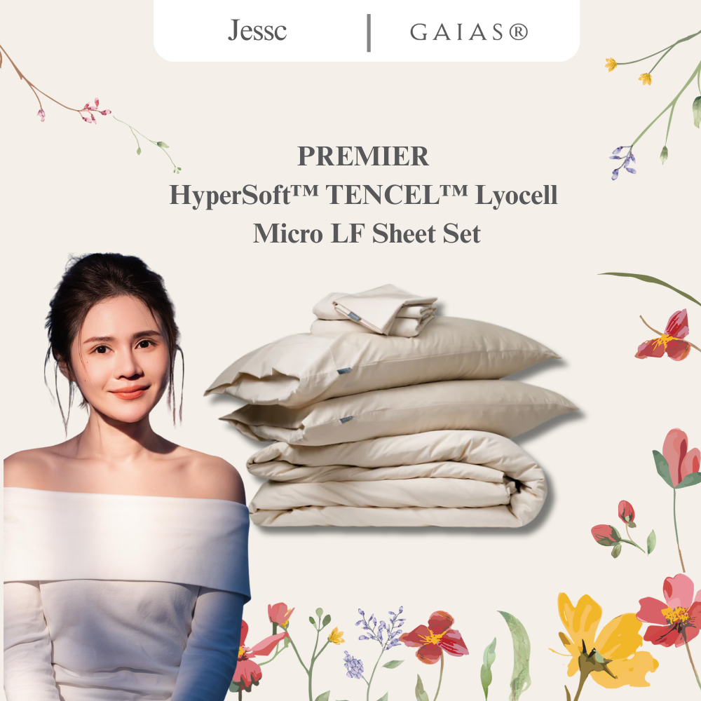 Jessc x Gaias | PREMIER HyperSoft™ TENCEL™ Lyocell Micro LF Sheet Set