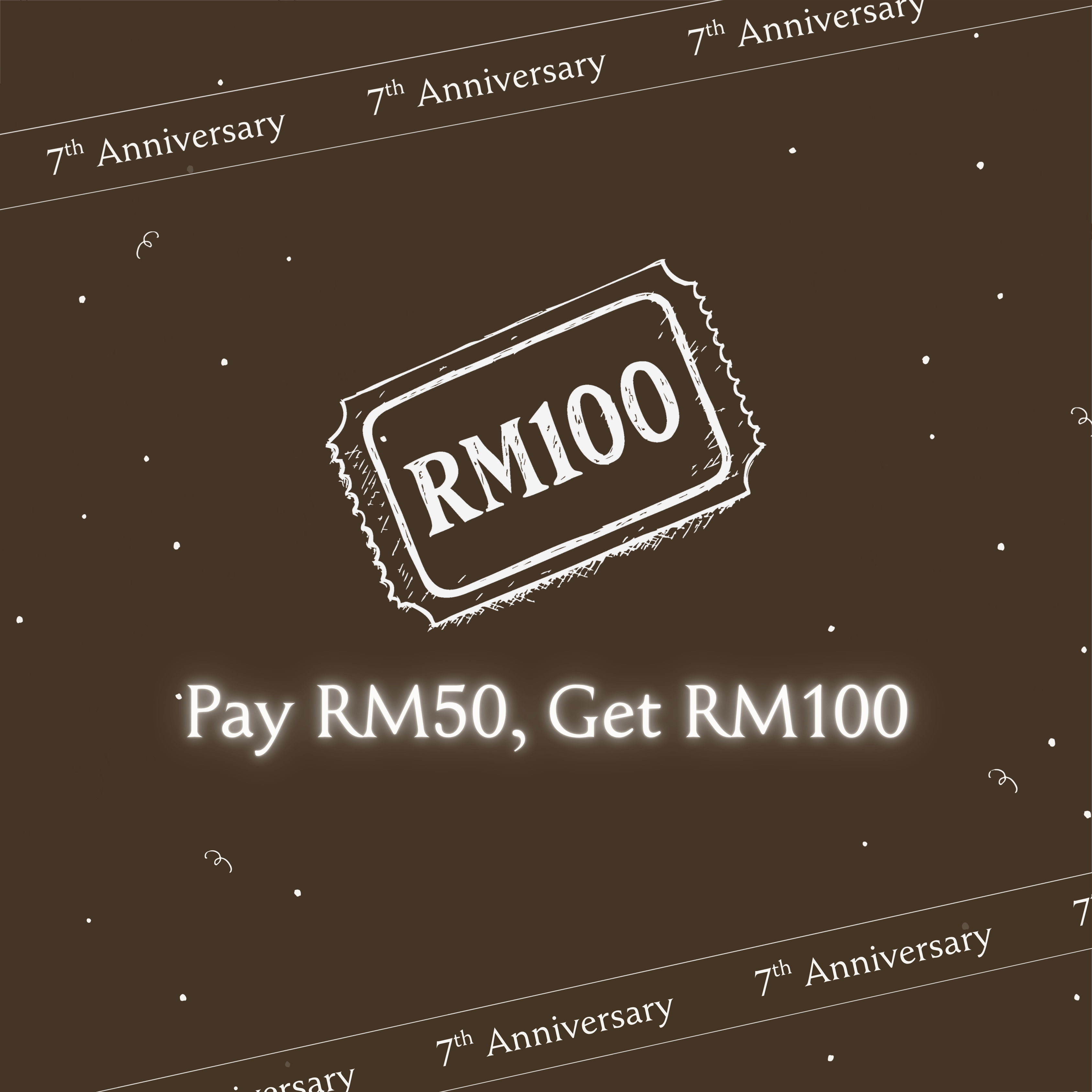 Anniversary Pre Sales | RM100 Credit