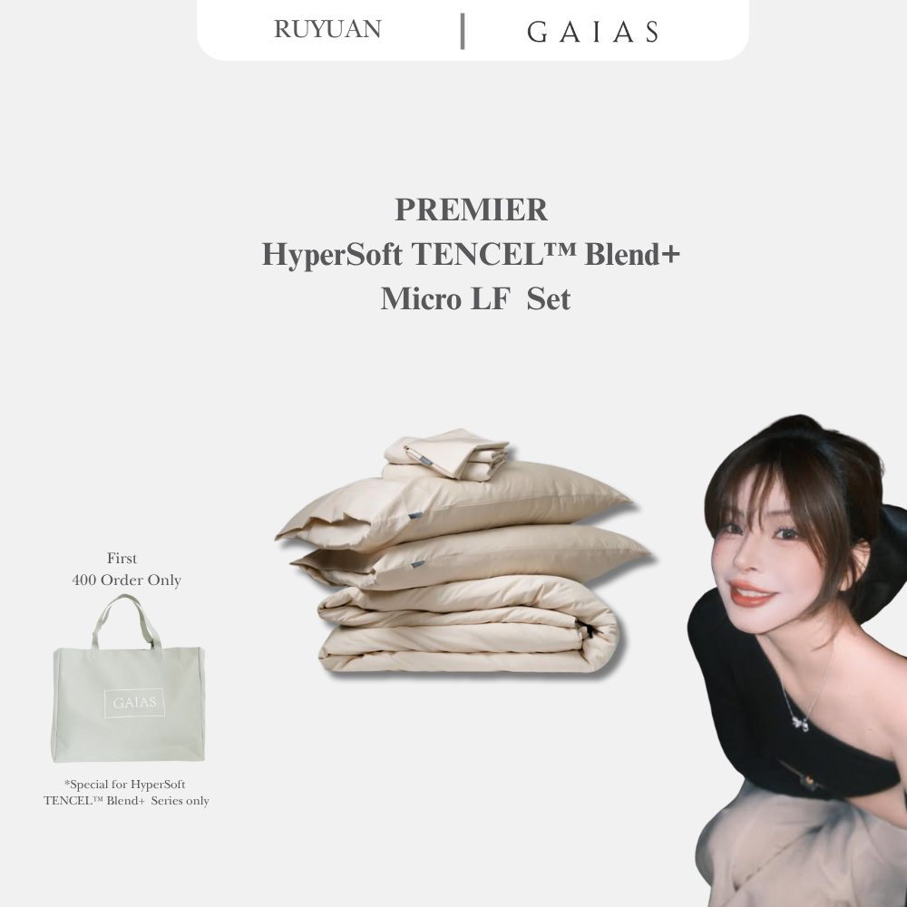 Ruyuan x Gaias | PREMIER HyperSoft™ TENCEL™ Lyocell Micro LF Sheet Set  | Customise
