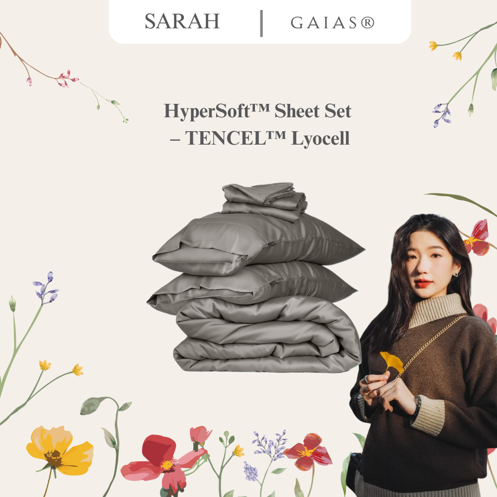 Sarah x Gaias ｜ HyperSoft™ Sheet Set – TENCEL™ Lyocell